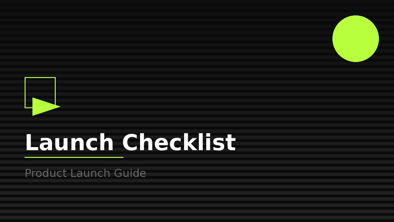 The Complete SaaS Launch Video Checklist for 2026